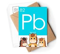 Chestry Elements Period Table Poor Metals Lead Pb Postcards Envelopes Cards Mailing Year Horse
