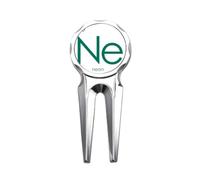 Chestry Elements Period Table Rare Gas Neon Ne Golf Divot Tool Golf Ball Marker Repair Tool