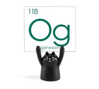 Chestry Elements Period Table Rare Gas Oganesson Og Memo Holder Cartoon Black Cat Stand Decoration