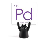 Chestry Elements Period Table Transition Metals Pd Memo Holder Cartoon Black Cat Stand Decoration