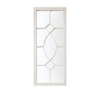 chetham window design wall mirror in white frame
