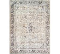 CHETNA Becki Owens x Livabliss Machine Washable Oriental Boho Area Rug Livabliss Grey 160cm x 215cm
