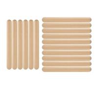CHEUKYIU 16 Pieces 20 cm Pieces Tonewood Instrument Rhythm Sticks Set Wooden for Schools, Bands, Professionals or Beginners of All Styles, Unpainted