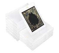 CHEUNGR 20 PCS Magnetic Card Holder for Trading Cards, 35PT Plastic Baseball Cards Protectors Clear Magnetic Trading Card Holders for Game Sports Cards Display