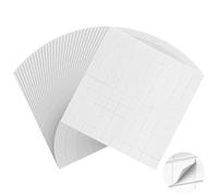 CHEUNGR 5000Pcs Sticky Foam Pads Squares, 10x10mm Double Sided Sticky Craft Pad, 50 Sheets EVA 3D Adhesive Foam Stickers for Crafting, Card Making, Scrapbooking, Art Projects