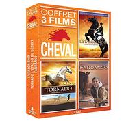 Cheval n° 1-Coffret 3 Films Noir + Tornado-L'étalon du désert + Fandago