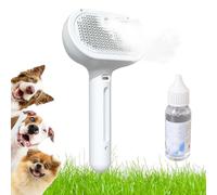 Chevaroo-Chevaroo Horse Steam Brush,2025 Chevaroo 3-In-1 Self-Cleaning Steam Pet Brush For Shedding,Chevaroo Steam Brush Silicone Bristle Head 360° Rotating Pet Steam Brush (E)