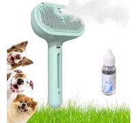 Chevaroo-Chevaroo Horse Steam Brush,2025 Chevaroo 3-In-1 Self-Cleaning Steam Pet Brush For Shedding,Chevaroo Steam Brush Silicone Bristle Head 360° Rotating Pet Steam Brush (C)