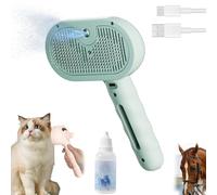 Chevaroo Horse Steam Brush, Chevaroo Steam Brush 2e Generation, 2025 New Chevaroo 3-in-1 Self-Cleaning Steam Pet Brush for Shedding, Horse Hair Removal and Grooming Tool for Cleaning Pet Hair (1Pcs-b)