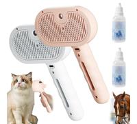 Chevaroo Horse Steam Brush, Chevaroo Steam Brush 2e Generation, 2025 New Chevaroo 3-in-1 Self-Cleaning Steam Pet Brush for Shedding, Horse Hair Removal and Grooming Tool for Cleaning Pet Hair (2Pcs-b)