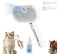 Chevaroo Horse Steam Brush, Chevaroo Steam Brush 2e Generation, 2025 New Chevaroo 3-in-1 Self-Cleaning Steam Pet Brush for Shedding, Horse Hair Removal and Grooming Tool for Cleaning Pet Hair (1Pcs-c)