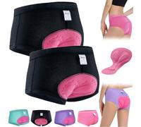 Chevaroo Underwear, Chevaroo Equestrian Underwear for Women,Chevaroo Padded Underwear,Cycling Breathable 3D Padded,Chevaroo Padded Equestrian Underwear for Horseback Riding Women (Black*2, M)