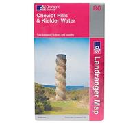Cheviot Hills and Kielder Water: Sheet 80 (OS Landranger Map)