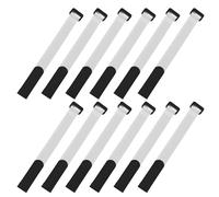 Chevnzev 12Pcs Fishing Rod Tie Holder Strap Reusable Tie Belts Suspenders Tackle Wrap Band Rod Holder Fastener Cable Cord Gear Organizers