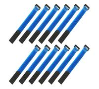 Chevnzev 12Pcs Fishing Rod Tie Holder Strap Reusable Tie Belts Suspenders Tackle Wrap Band Rod Holder Fastener Cable Cord Gear Organizers