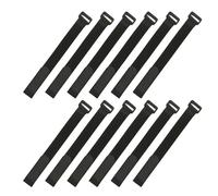 Chevnzev 12Pcs Fishing Rod Tie Holder Strap Reusable Tie Belts Suspenders Tackle Wrap Band Rod Holder Fastener Cable Cord Gear Organizers