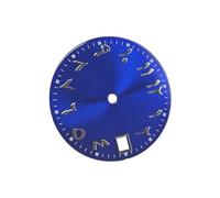 Chevnzev 28.5mm Watch Dials for Movement Elegant Arabic Numerals Dials Replacement for Watchmakers