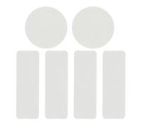 Chevnzev 6Pcs Adhesive Sports Shoes Repair Stickers Foot Care Pad Square Round Shoe Hole Prevention Patches Enduring Shoe Patches