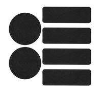 Chevnzev 6Pcs Adhesive Sports Shoes Repair Stickers Foot Care Pad Square Round Shoe Hole Prevention Patches Enduring Shoe Patches