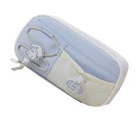 Chevnzev High Capacity Pencil Case 8 Section Polyester Pen Pouches Pen Organiser Bag Travel Cosmetics Carrying Case 23x12x8cm Heavy Duty Pencil Organiser for Work and Study