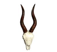 Chevnzev Home Decors Cow Skull Head Wall Art Decors Long Horn Bulls Head Wall Sculpture Decorative Animal Craft For Farmhouses