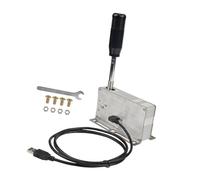 Chevnzev PC Racing Sequential Shifter Fast Speed Response Aluminum Alloy Gear Controller Compatible For Major Wheel USB Sequential For Racing Game