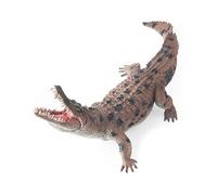 Chevnzev Realistic Alligators Toy Flexible Joint Design For Museums Display And Family Collection Wildlife Model Figurine Realistic Figure For Display
