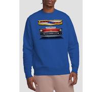 Chevrolet 1957 Bel Air Grille Sweatshirt, Royal | Size: Large Chevrolet Royal L