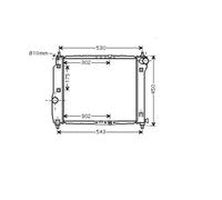 CHEVROLET AVEO Radiator 2007-