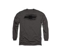 Chevrolet Bowtie Burnout Long Sleeve T-Shirt, Charcoal Other Charcoal L