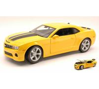 Chevrolet Camaro SS Rs 2010 Yellow / Black Stripes 1:18 Model 31173 Maisto