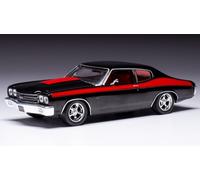 1:43 IXO Chevrolet Chevelle Ss Coupe 1970 Black Red CLC477N.22 Model