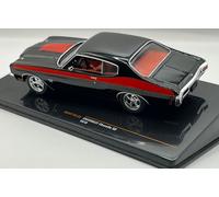 1:43 IXO Chevrolet Chevelle Ss Coupe 1970 Black Red CLC477N.22 Model