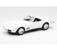 Norev Miniature Chevrolet Corvette Convertible 1969 Can Am 1:18 White 189038