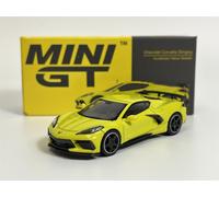 Chevrolet Corvette Stingray 2020 Accelerate Yellow Metallic LHD 1:64 Mini GT MGT00195L Mini GT Yellow One Size
