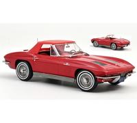 Chevrolet Corvette Stingray Cabriolet 1963 Riverside Red 1:18 Model 189056 NOREV
