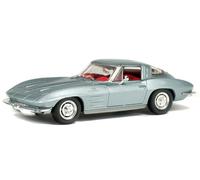 CHEVROLET Corvette Stingray Splitwindow - 1963 - lightbluemetallic - SOLIDO 1:43