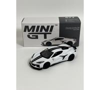 Chevrolet Corvette Z06 2023 Arctic White RHD 1:64 Scale Mini GT MGT00677R