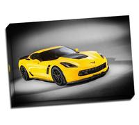 Chevrolet Corvette Z06 Canvas Art Print Poster 30"X 20" Inches