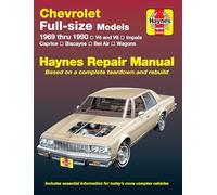 Haynes – Chevrolet Impala, Caprice, Biscayne, Bel Air, Wagons (69-90) – Paperback