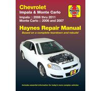 Chevrolet Impala (2006-2011) & Monte Carlo (2006-2007) Haynes Repair Manual (USA