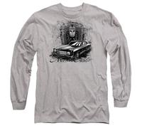 Chevrolet Monte Carlo Drawing Unisex Long Sleeve T Shirt, Athletic Heather, Small