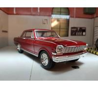 Chevrolet Nova SS 1964 Chevy Muscle Car Red Newray Diecast 1:24 1:25 Scale Model