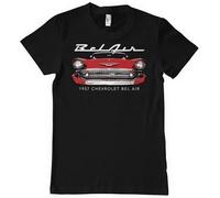 Chevrolet Officially Licensed 1957 Bel Air Mens T-Shirt (Black), Small
