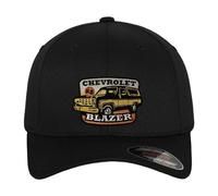 Chevrolet Officially Licensed Blazer Patch Flexfit Baseball Cap (Black), Large/X-Large