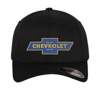Chevrolet Officially Licensed Bowtie Logo Flexfit Baseball Cap (Black), Small/Medium