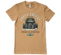 Chevrolet Officially Licensed Chevy Trucks - American Heritage Mens T-Shirt (OldGold), Medium