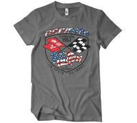 Chevrolet Officially Licensed Corvette Nation Mens T-Shirt (Dark Grey), Medium