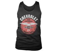 Chevrolet Officially Licensed Genuine Parts Mens Tank Top Vest (Black), Medium