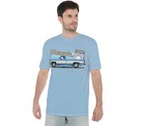 Chevrolet Old Silverado Sketch Unisex T Shirt, Light Blue, Small